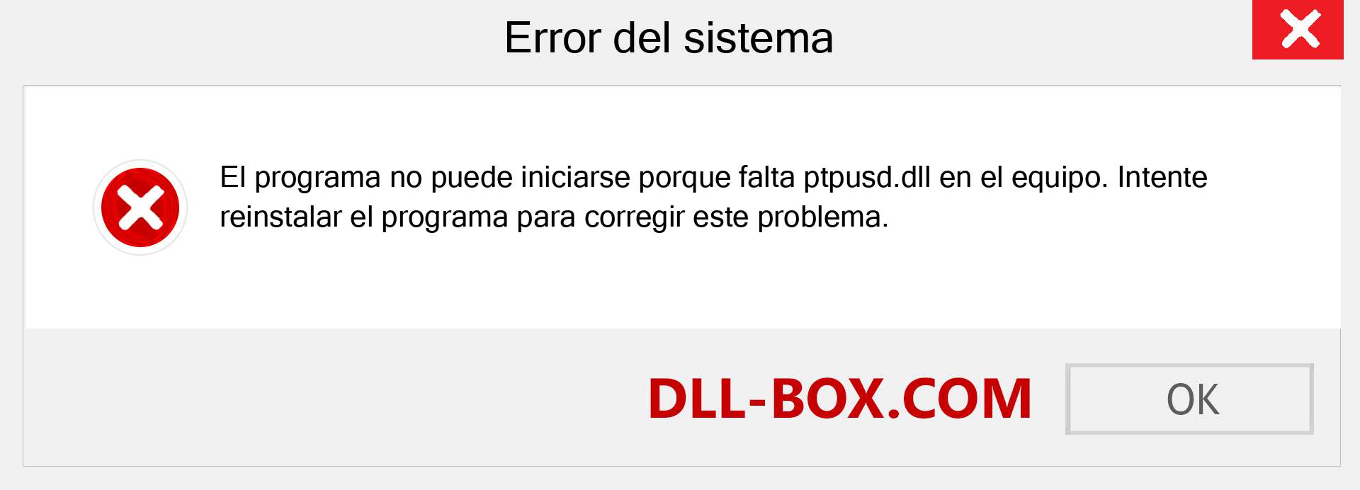 ¿Falta el archivo ptpusd.dll ?. Descargar para Windows 7, 8, 10 - Corregir ptpusd dll Missing Error en Windows, fotos, imágenes